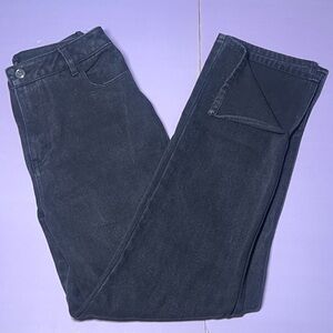 Current Mood M Black Denim Mid Rise 90s Classic Straight Leg Jeans Dolls Kill